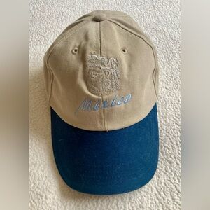 NWOT Mexico Tan and Blue Cap Adjustable
